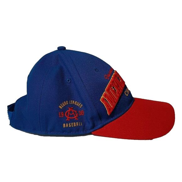 Vintage Negro League Chicago American Giants Hat One Size Strapback Red Blue - Picture 4 of 9